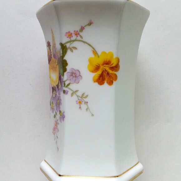 Royal Crown Derby Posies 2 Small Dishes & Vase Open Trinket Vanity Set of 3 Pcs. - Picture 10 of 16